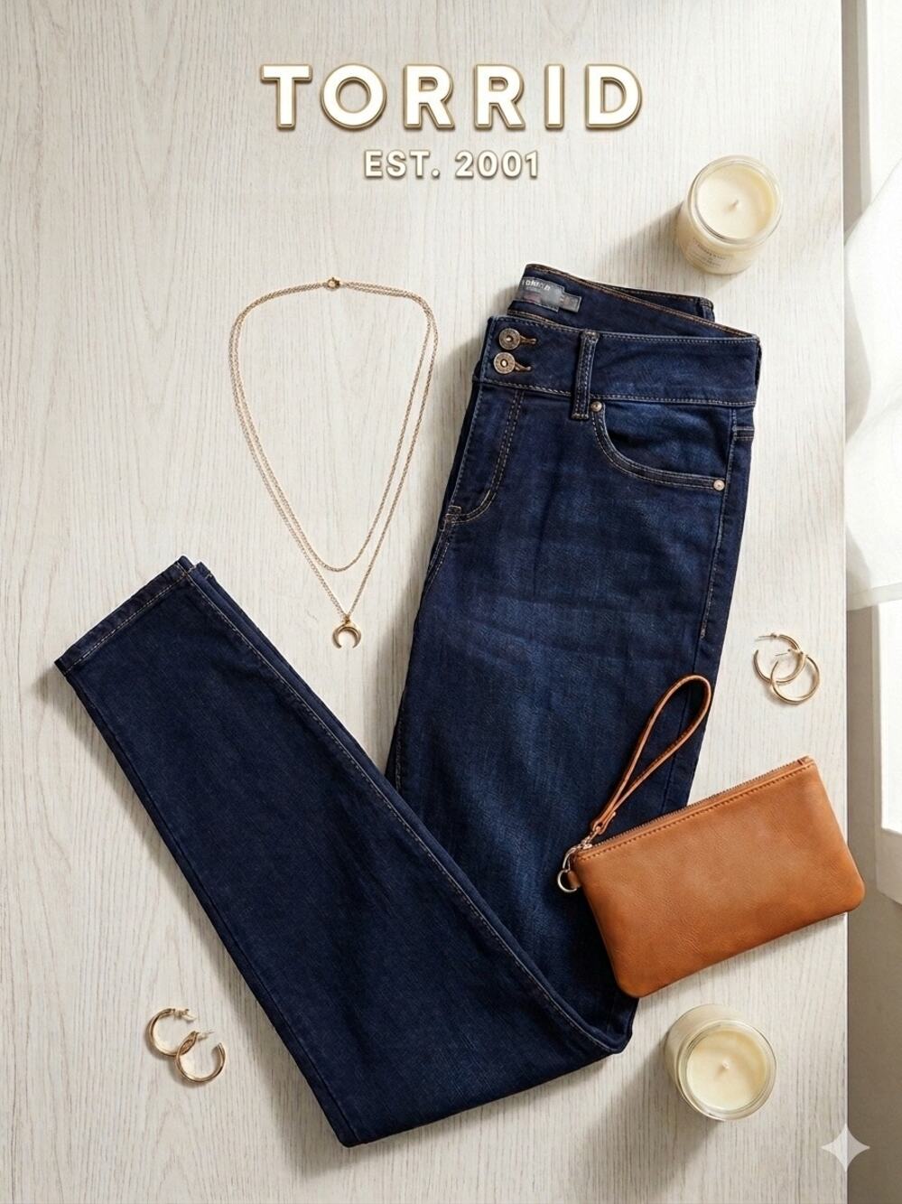 Torrid Super Soft Dark Wash Jeggings | 14T